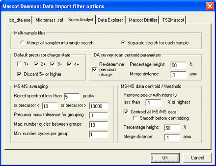daemon options