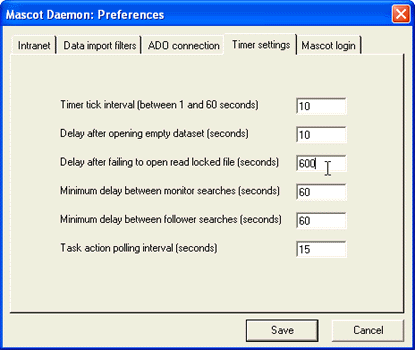 daemon preferences