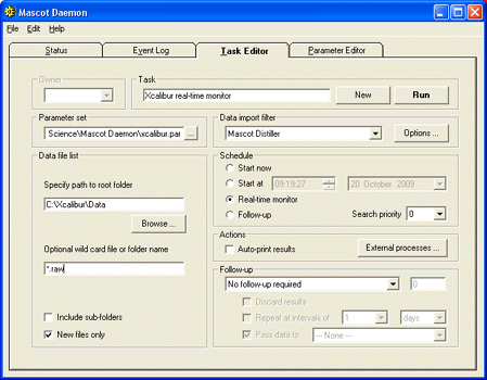 daemon task tab